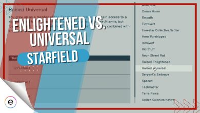 Starfield Enlightened vs universal