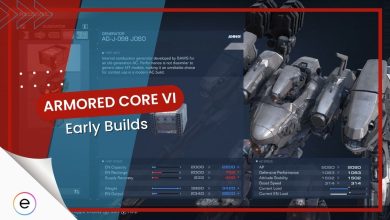 Early builds Guide armored core 6