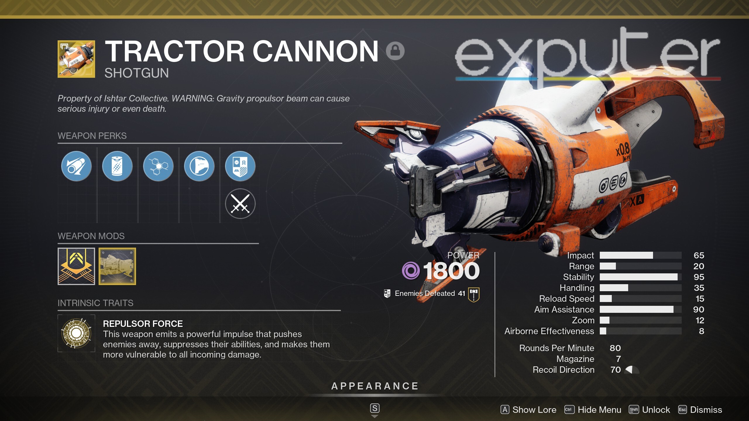 d2 tractor canon