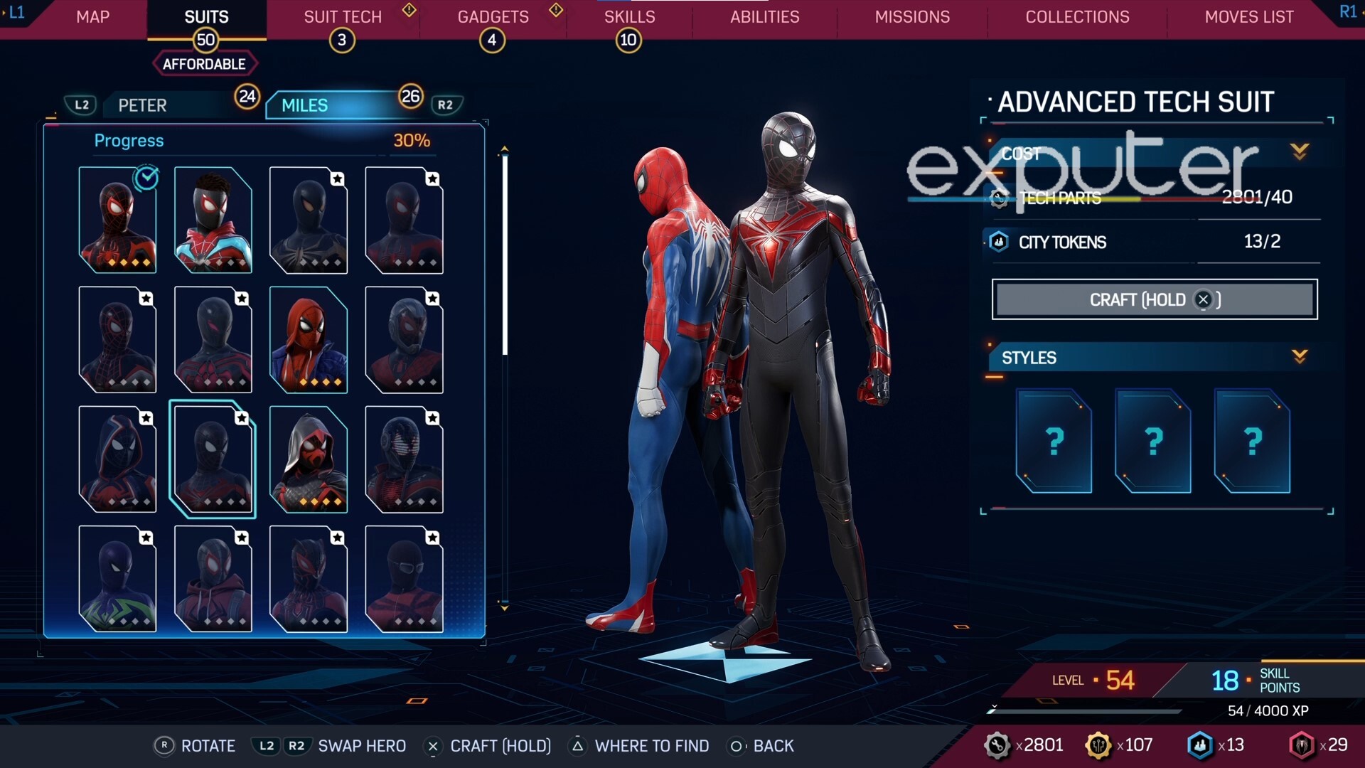 Advanced Tech Suit In Game