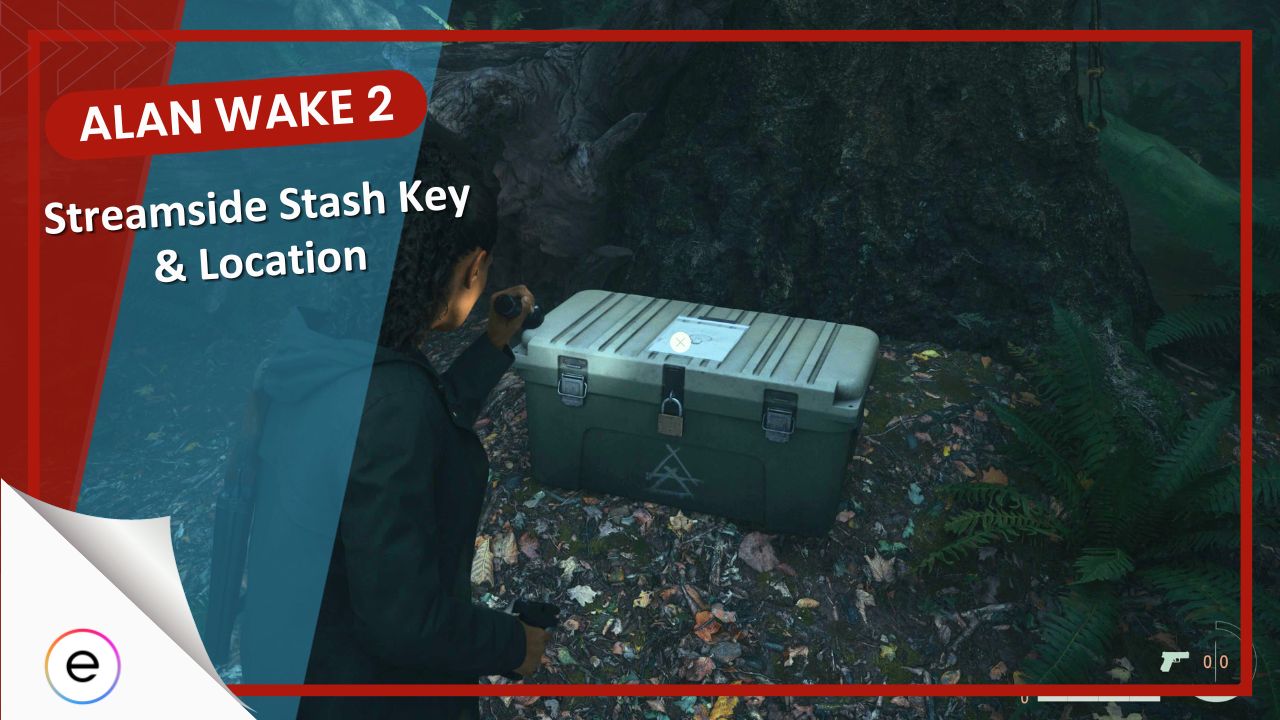 location and key of the streamside stash in alan wake 2
