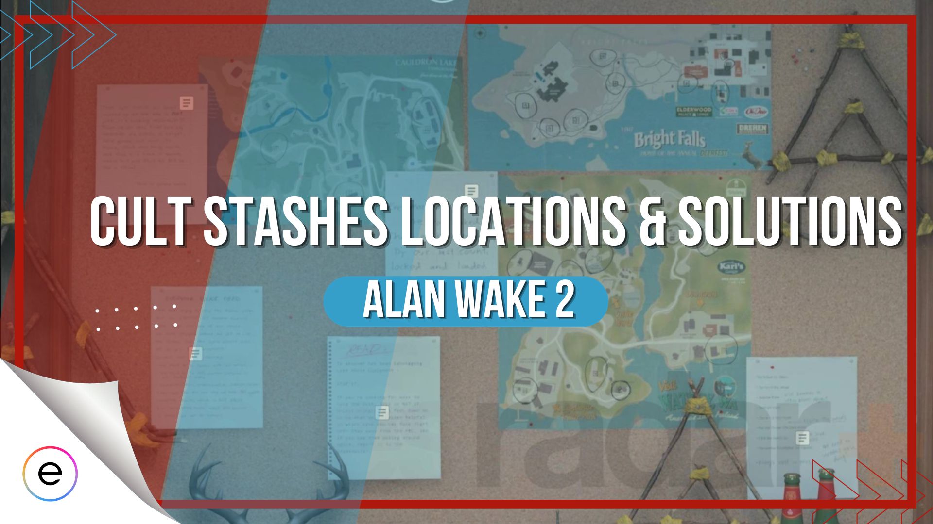 All 22 Cult Stash Locations On Map in Alan Wake 2