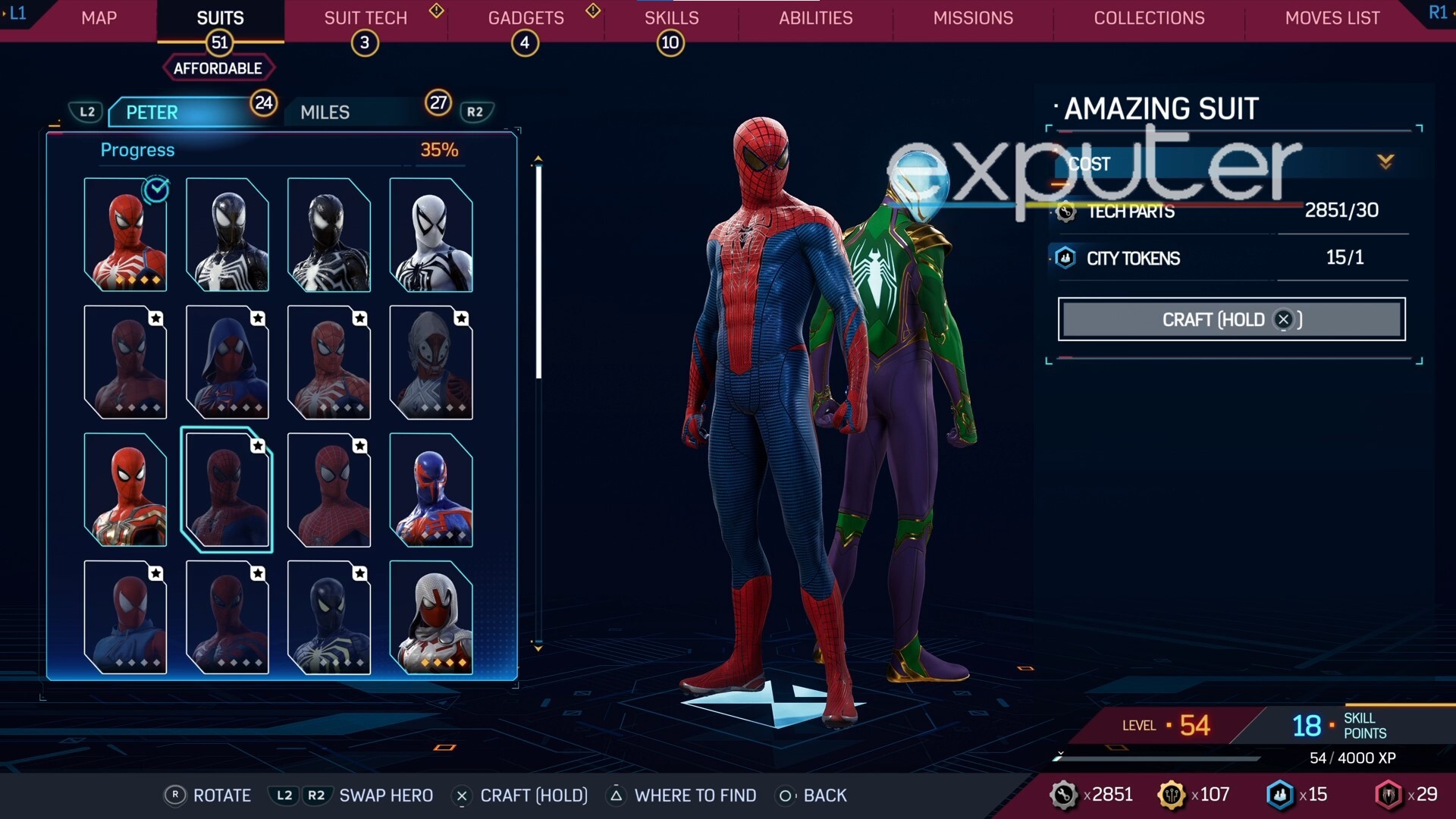 Amazing Suit Of All Suits In Spider-Man 2