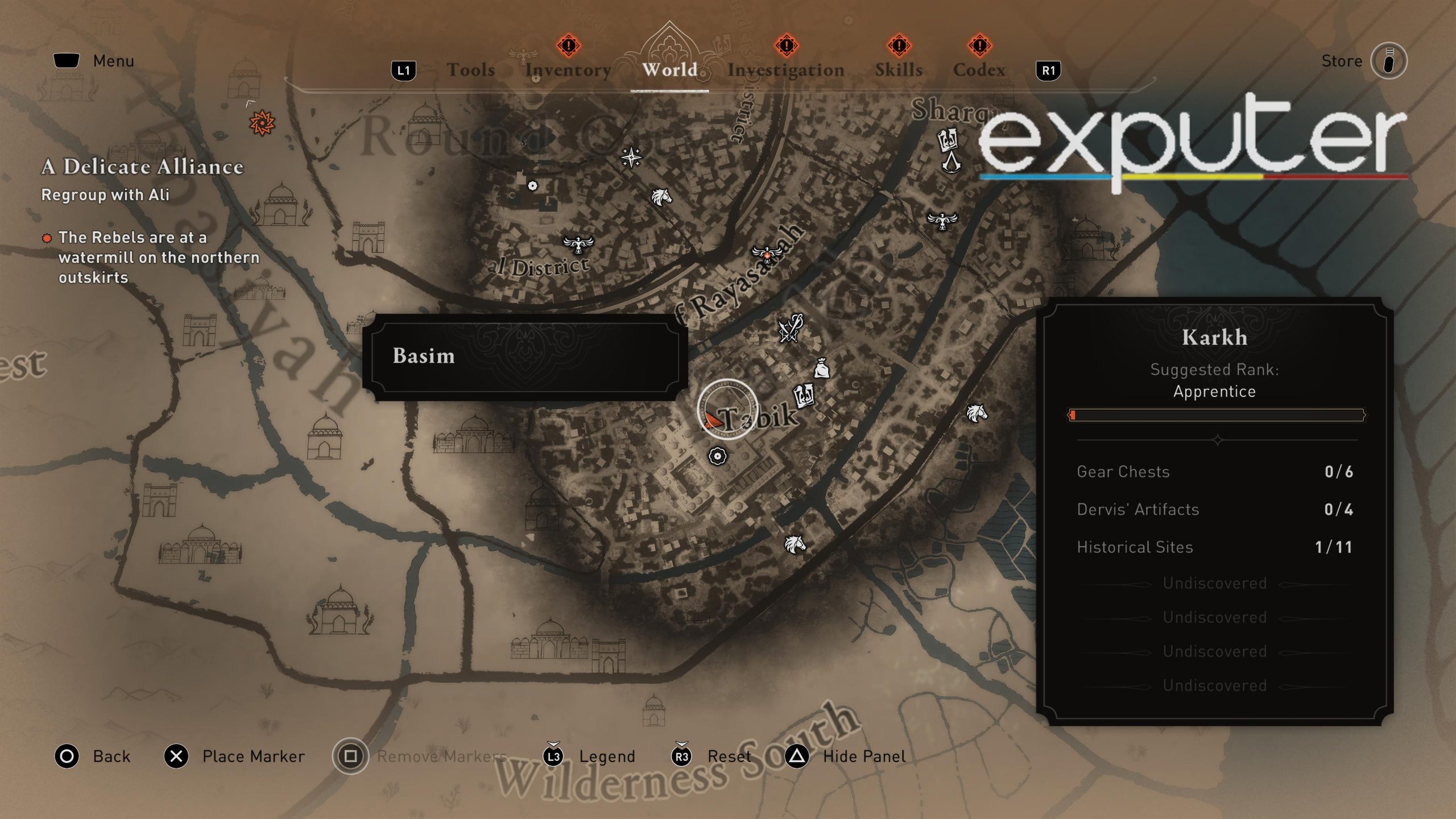 Assassin's Creed Mirage: Bazaar Map 