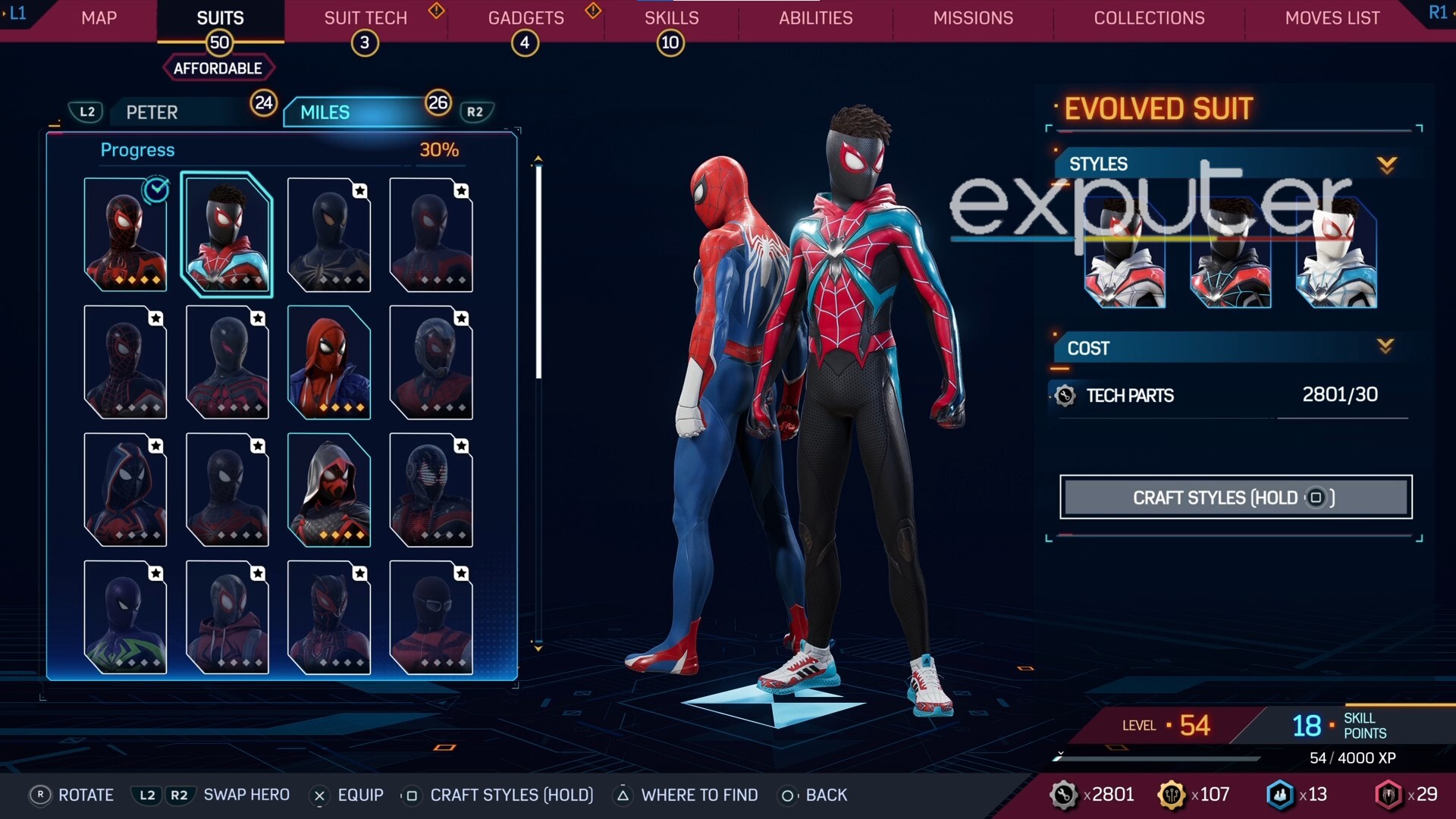 Evolved Suit In Game