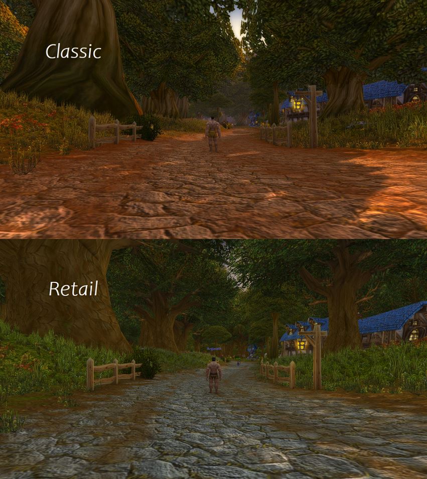 Original World of Warcraft zones still use the same assets even a decade later.