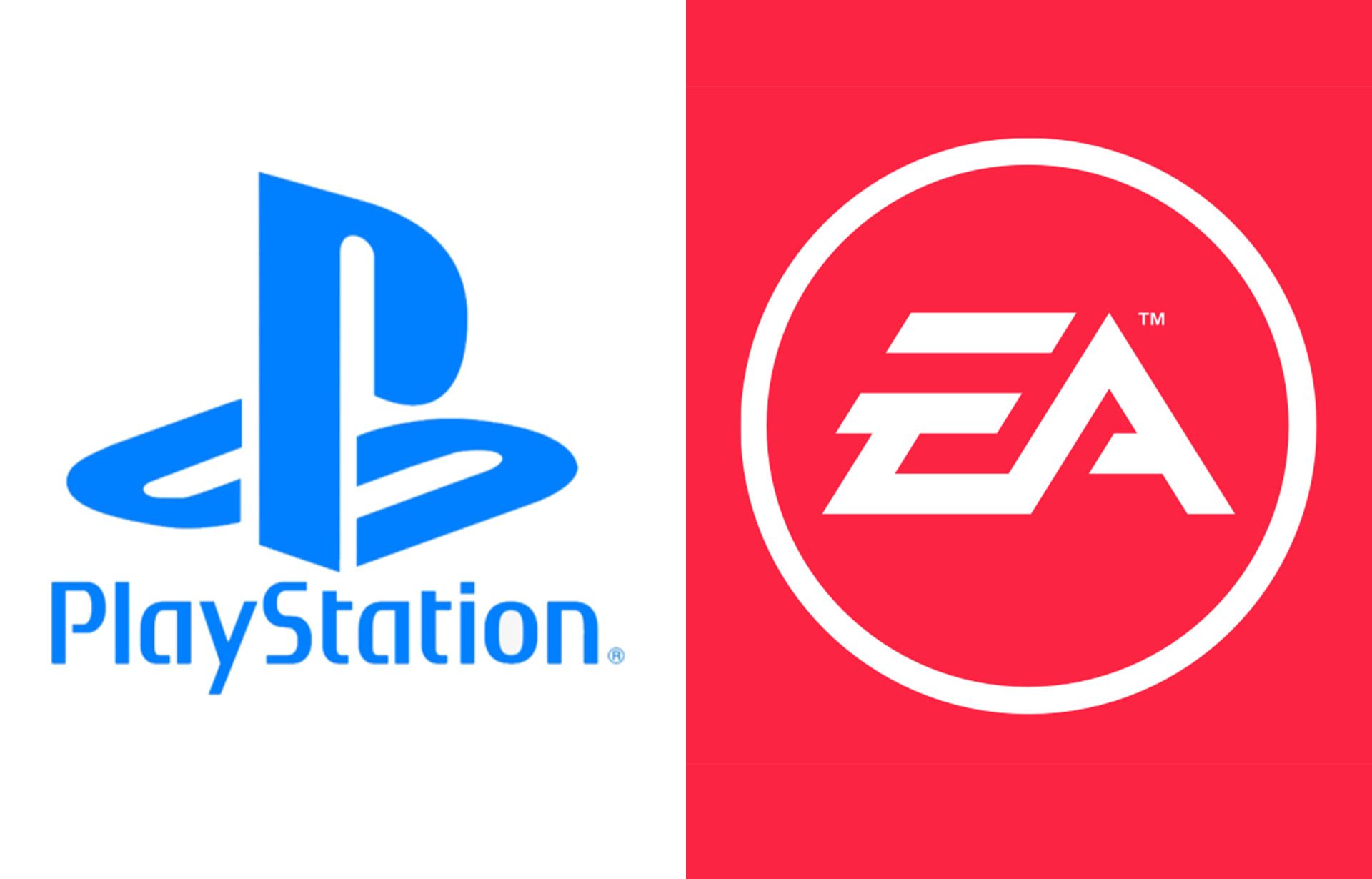 Sony PlayStation And EA Logo