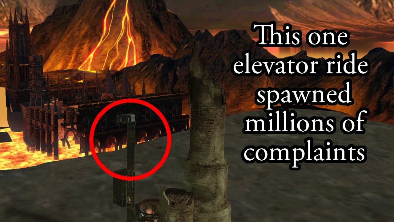 The nonsensical way Earthen Peak and Iron Keep connect in DS2. (Source Zullie the Witch)