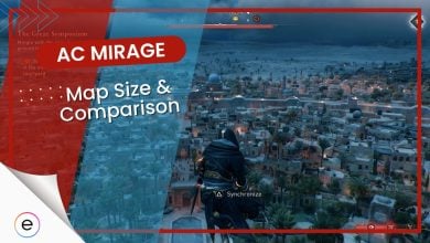 map size ac mirage