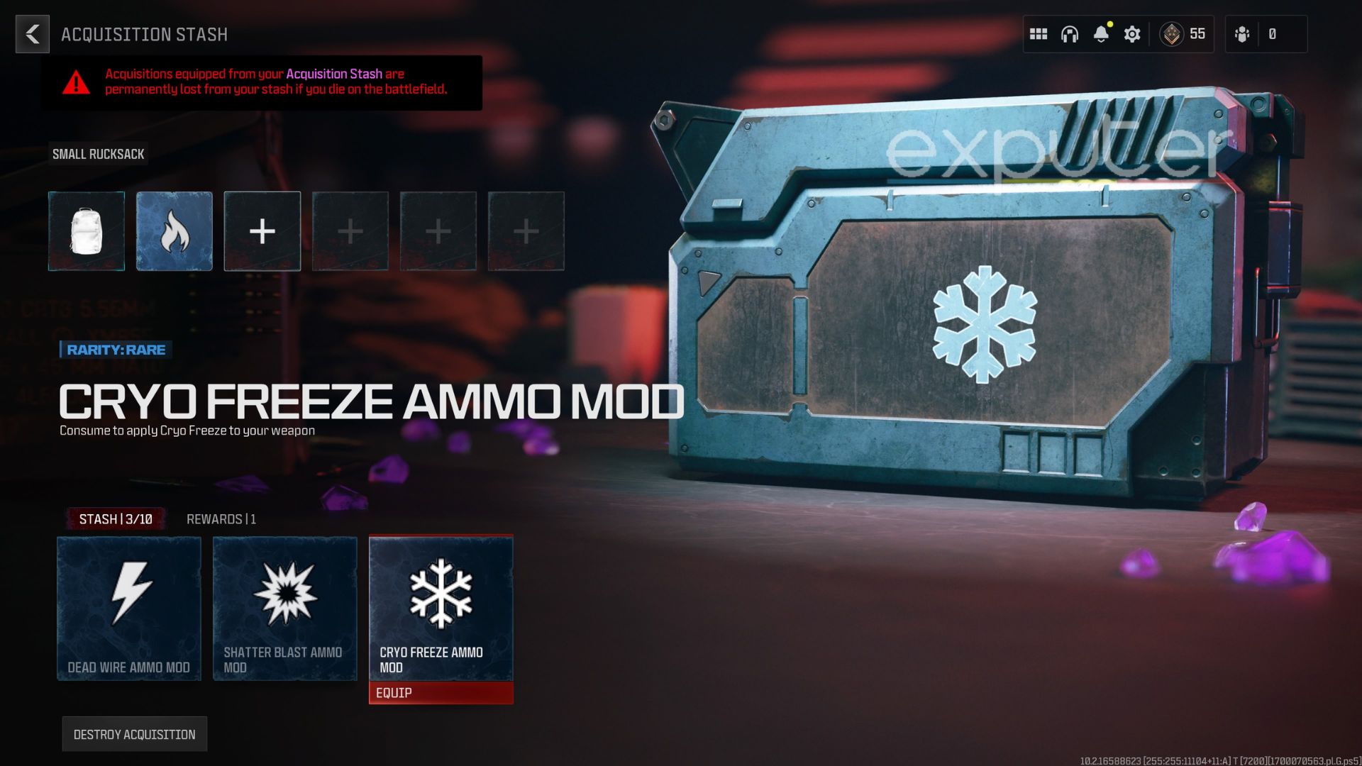 Cryo Freeze Ammo Mod In MW3