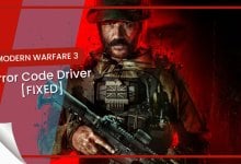 Guide on how to fix MW3 Error code Diver
