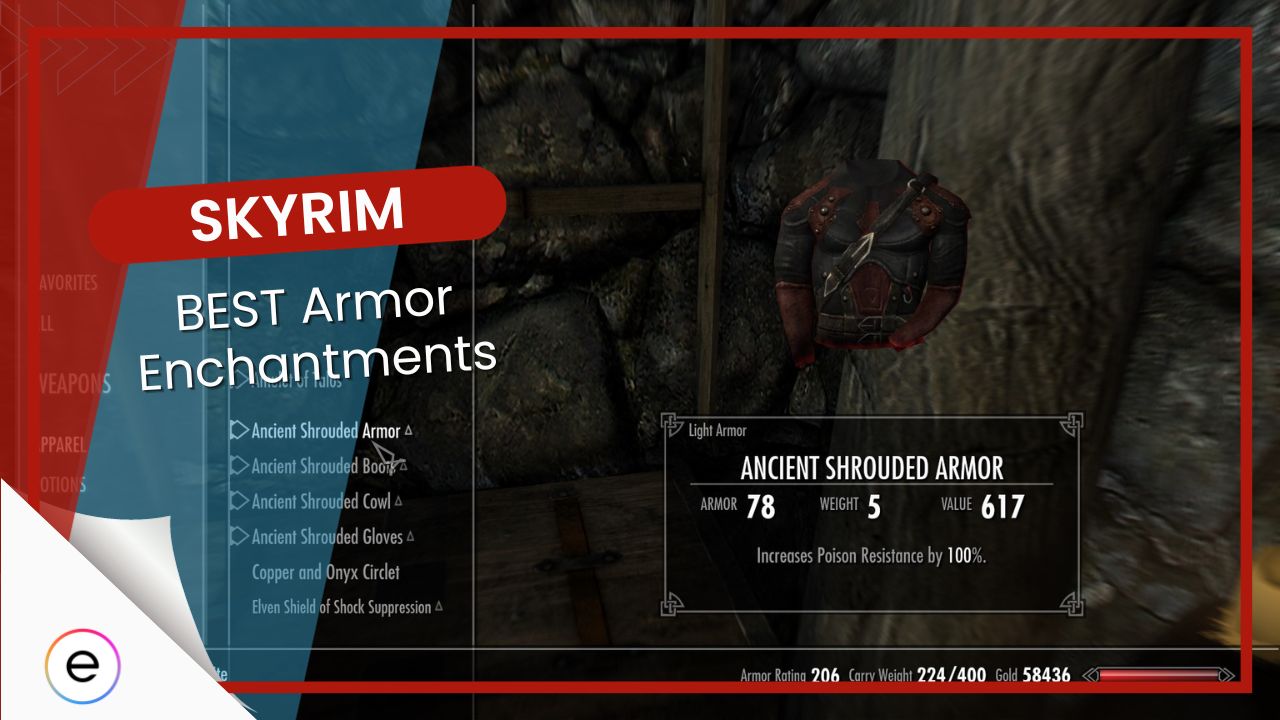 BEST Armor Enchantments Skyrim