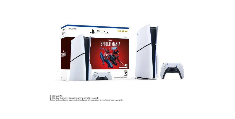 The PS5 Slim Marvel's Spider-Man 2 Bundle