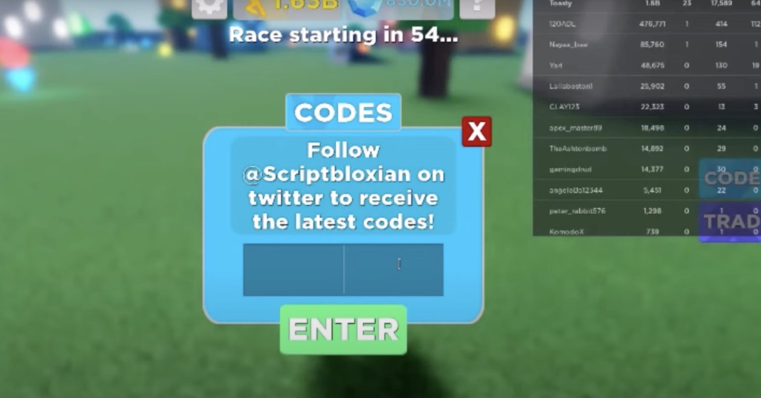 Roblox Legends Of Speed Codes [July 2024]