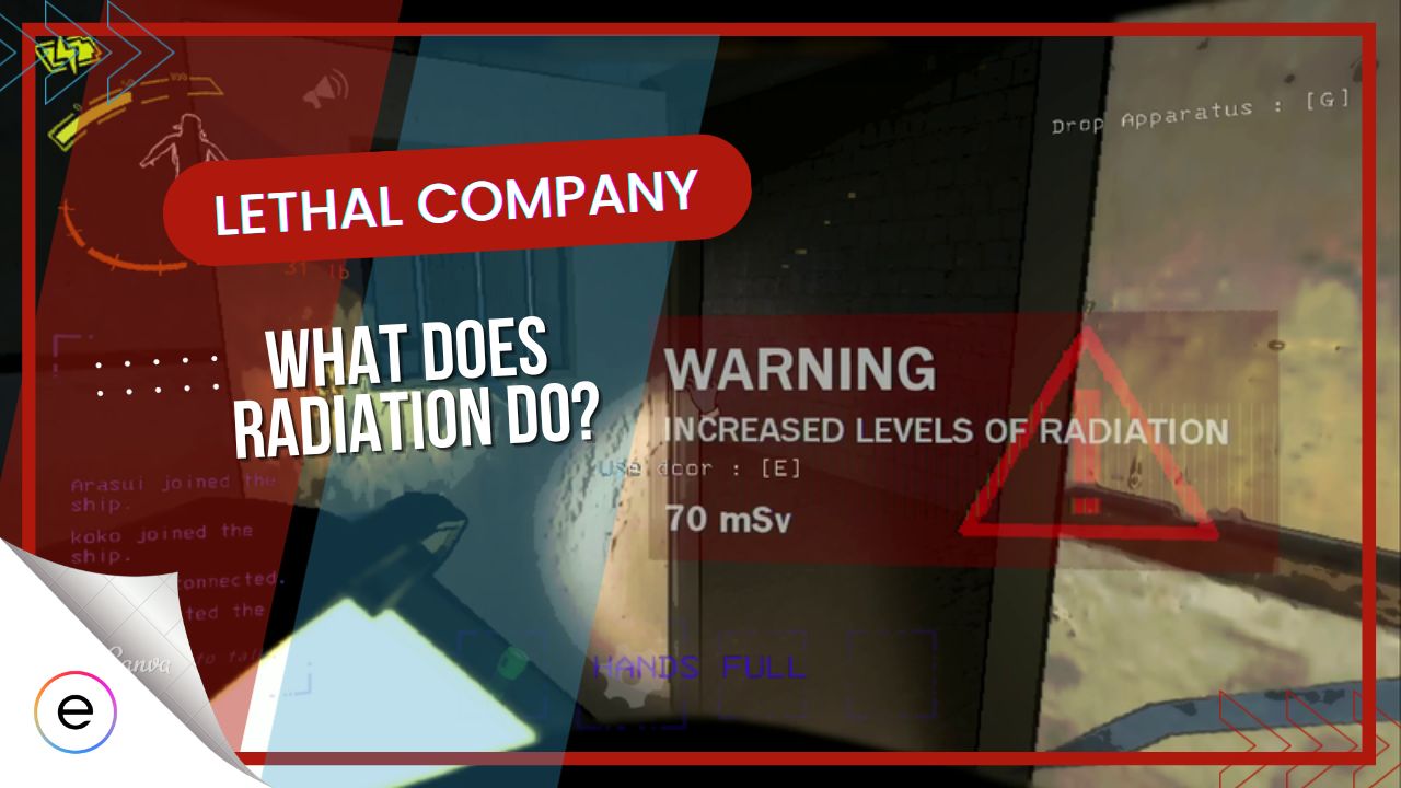 what does radiation do lethal company