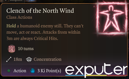 BG3 Clench of the North Wind