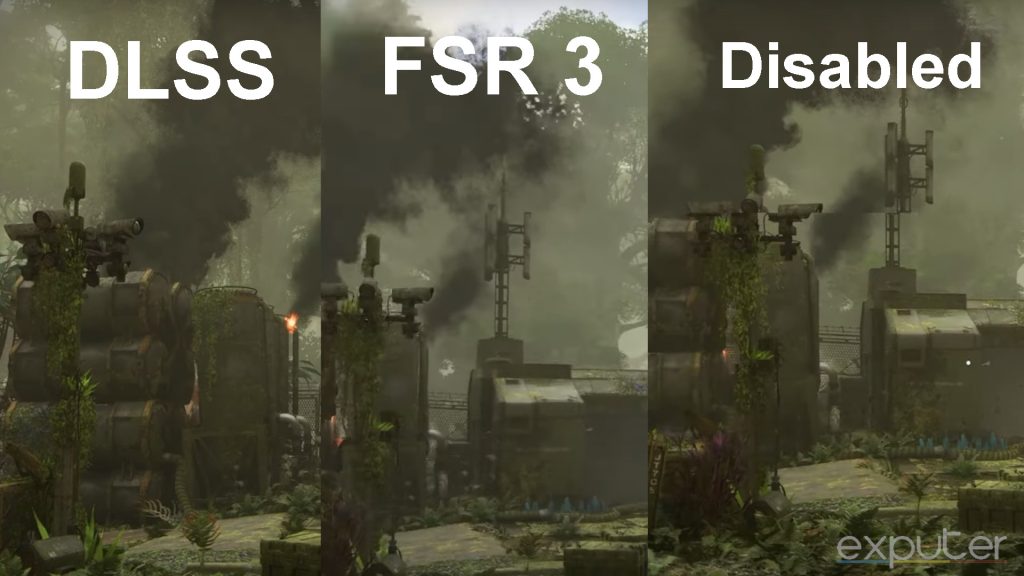 DLSS and FSR 3 comparision 