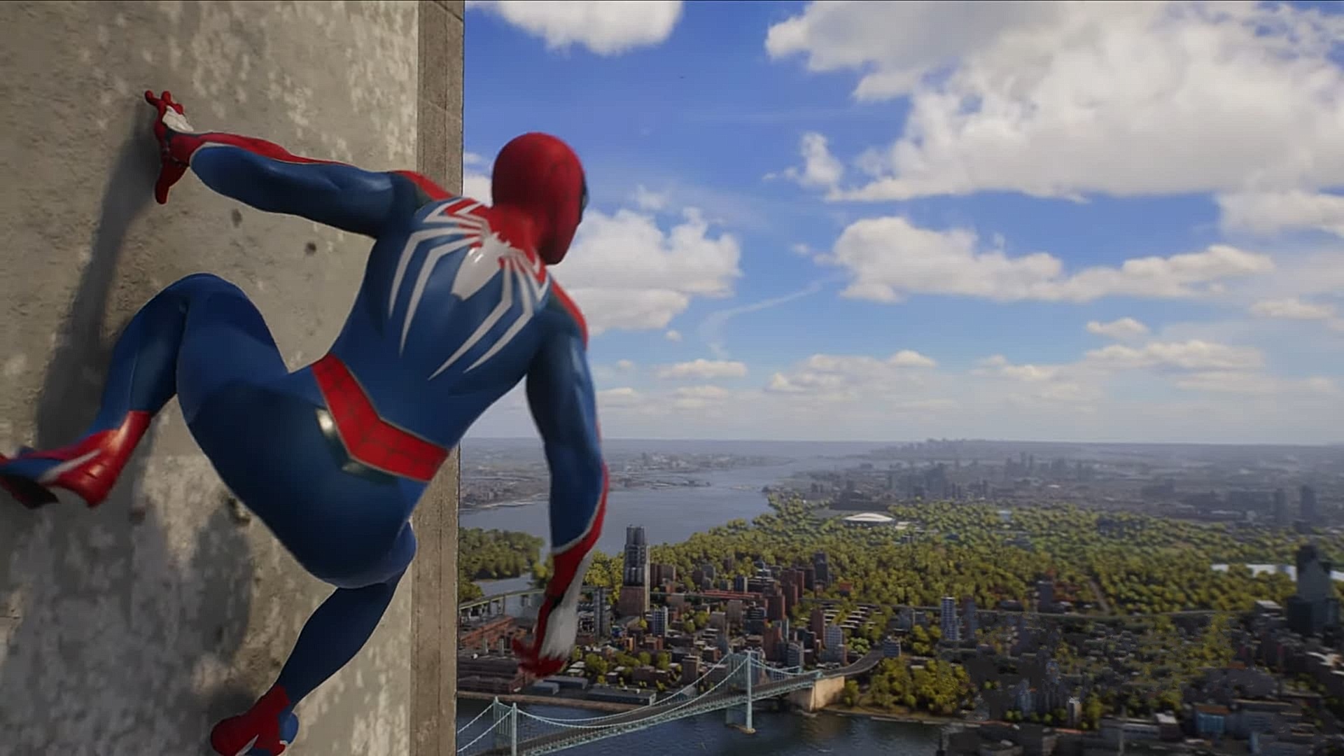 Marvel's Spider-Man 2 features a vast city full of skylines.