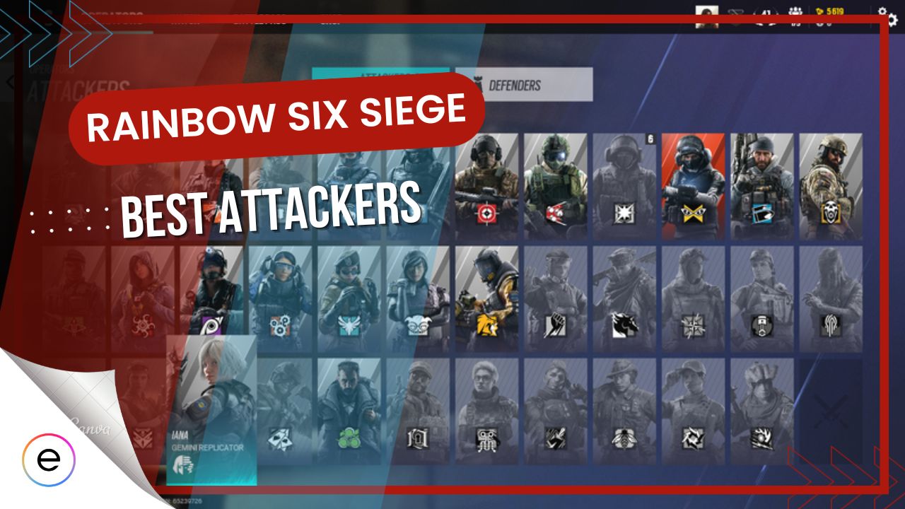 Best Attackers Rainbow Six Siege