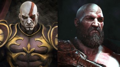 The Young and Old Kratos in God of War