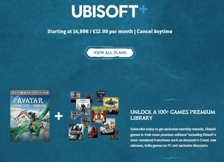 Avatar: Frontiers of Pandora Included as Part of Ubisoft+