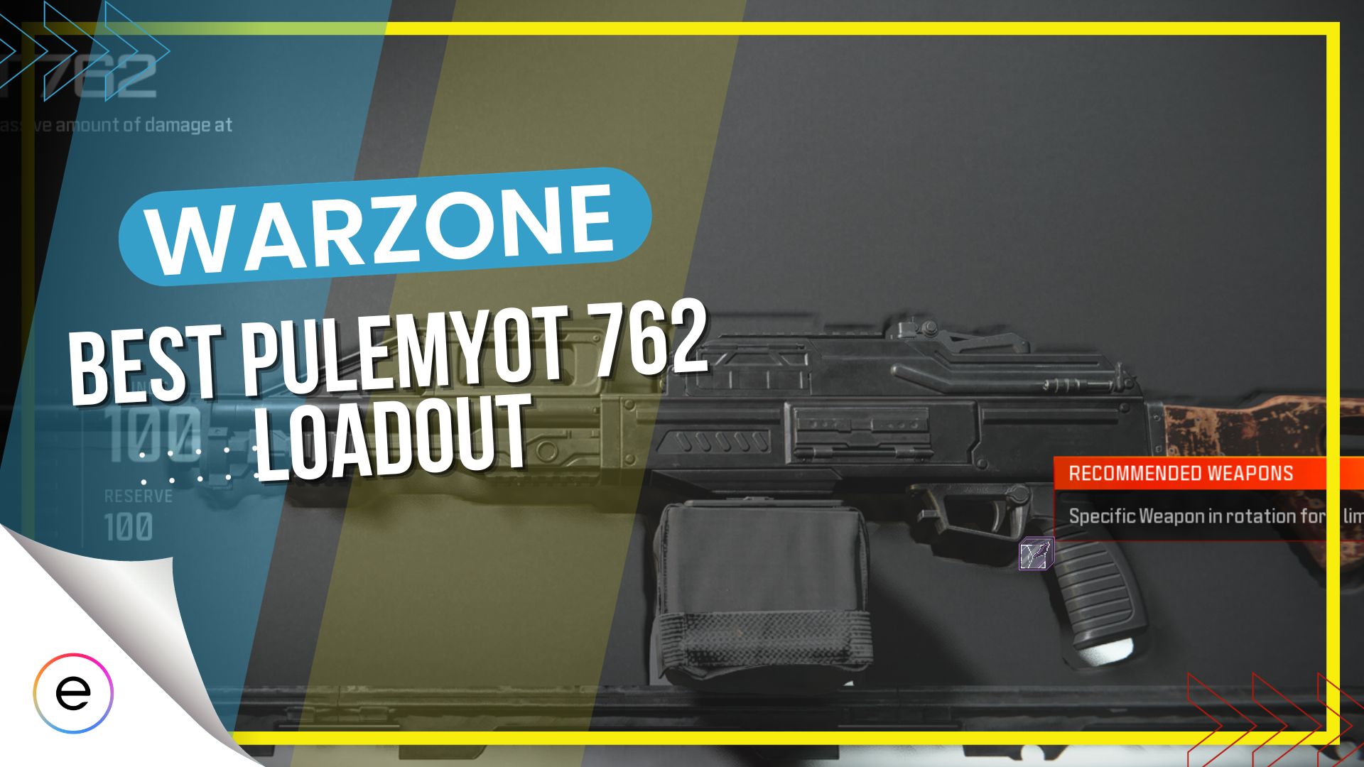 Best loadout of Pulemyot 762 in warzone.