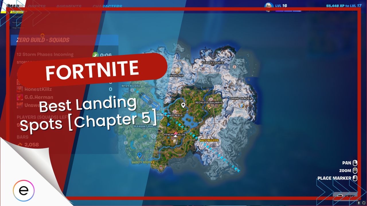 best landing spots fortnite chapter 5