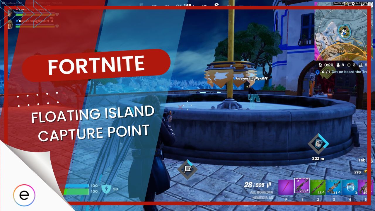 floating island capture point fortnite