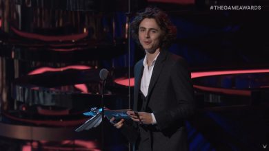 Timothee Chalamet at The Game Awards 2023