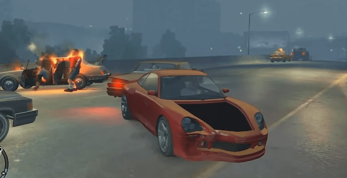 Car Damage Physics in GTA 4