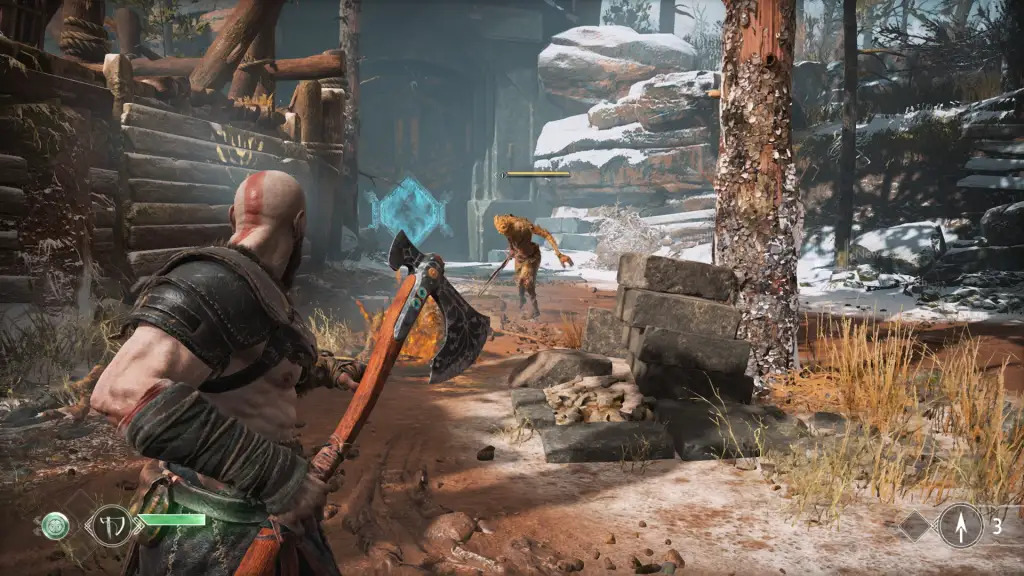 God of War's camera angle makes it difficult to keep track of enemies in the heat of battle