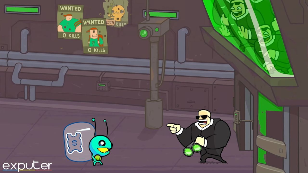 Alien Hominid Invasion review Visuals