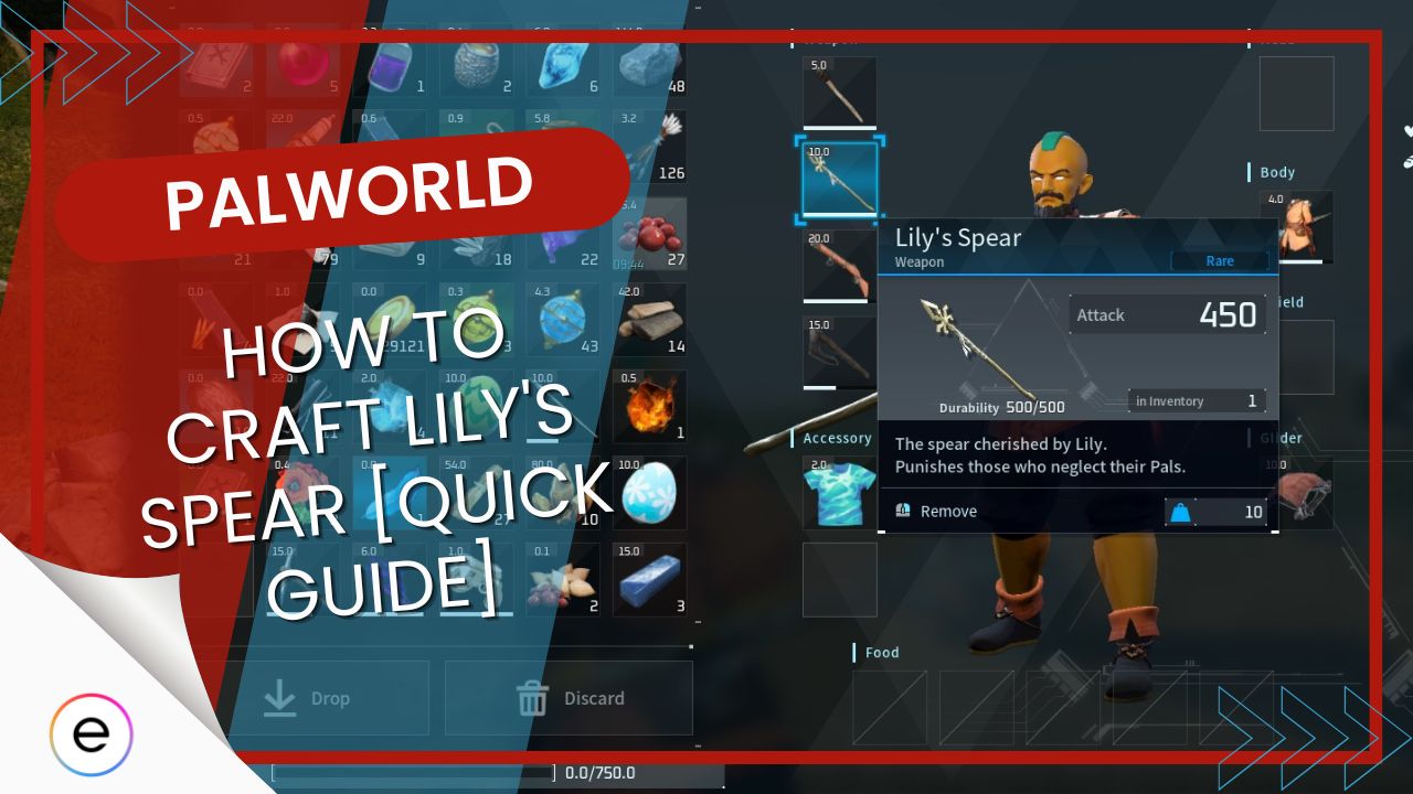 Palworld How To Craft Lily's Spear [Quick Guide] featured image