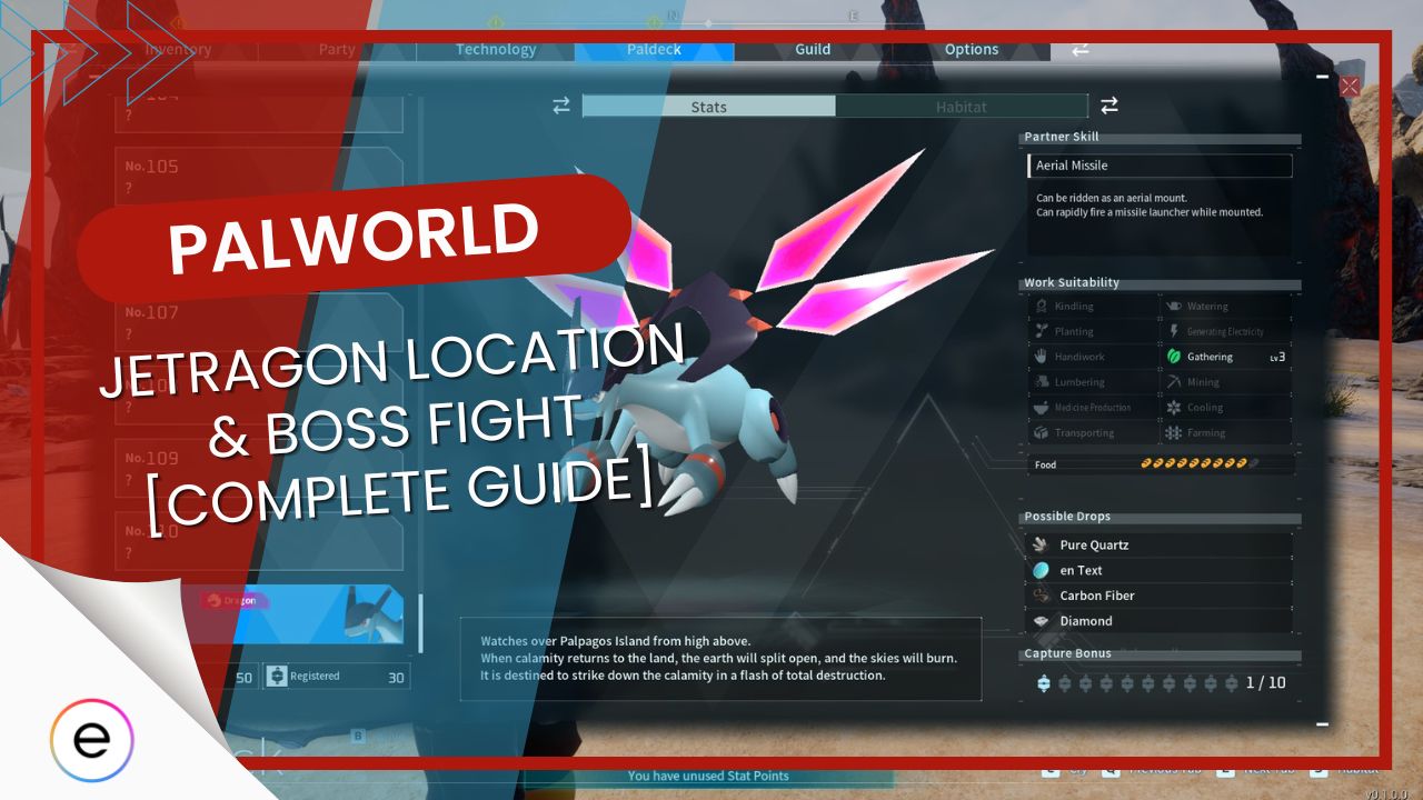 Palworld Jetragon Location & Boss Fight [Complete Guide] featured image