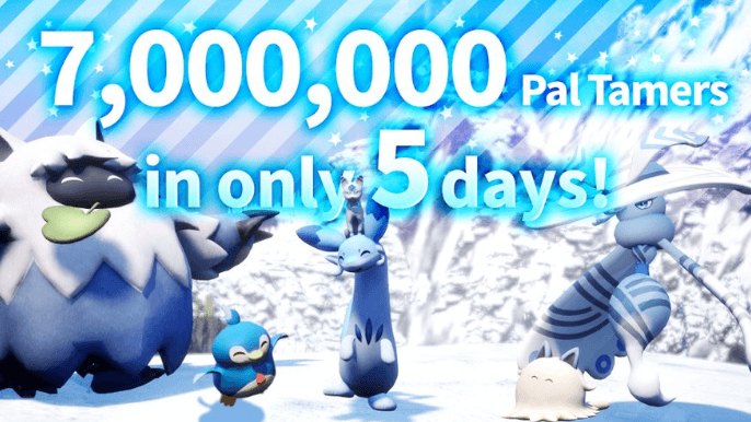 Palworld Selling 7 Million Copies to Date