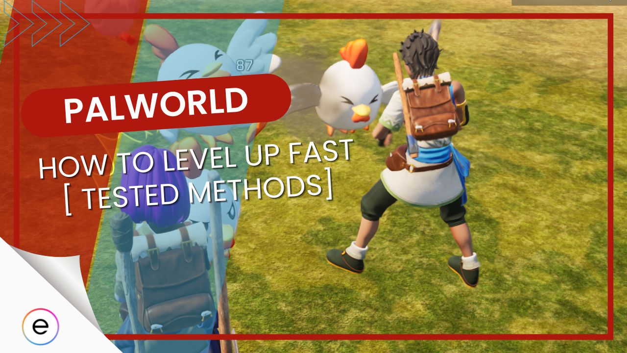 get quick exp level up fast palworld