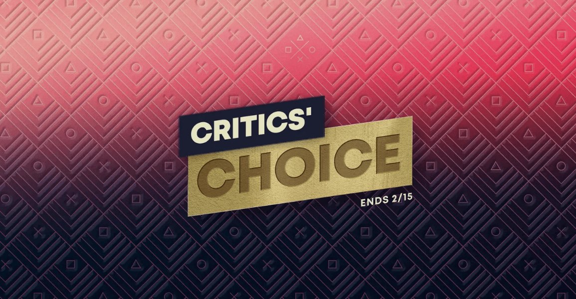 The Critics' Choice Sale on the PS Store