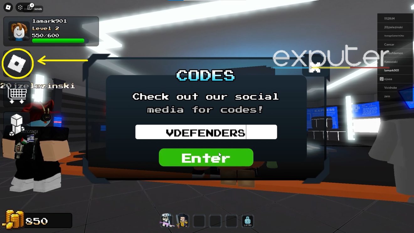 Voxel Defenders Codes [Working August 2024] - eXputer.com