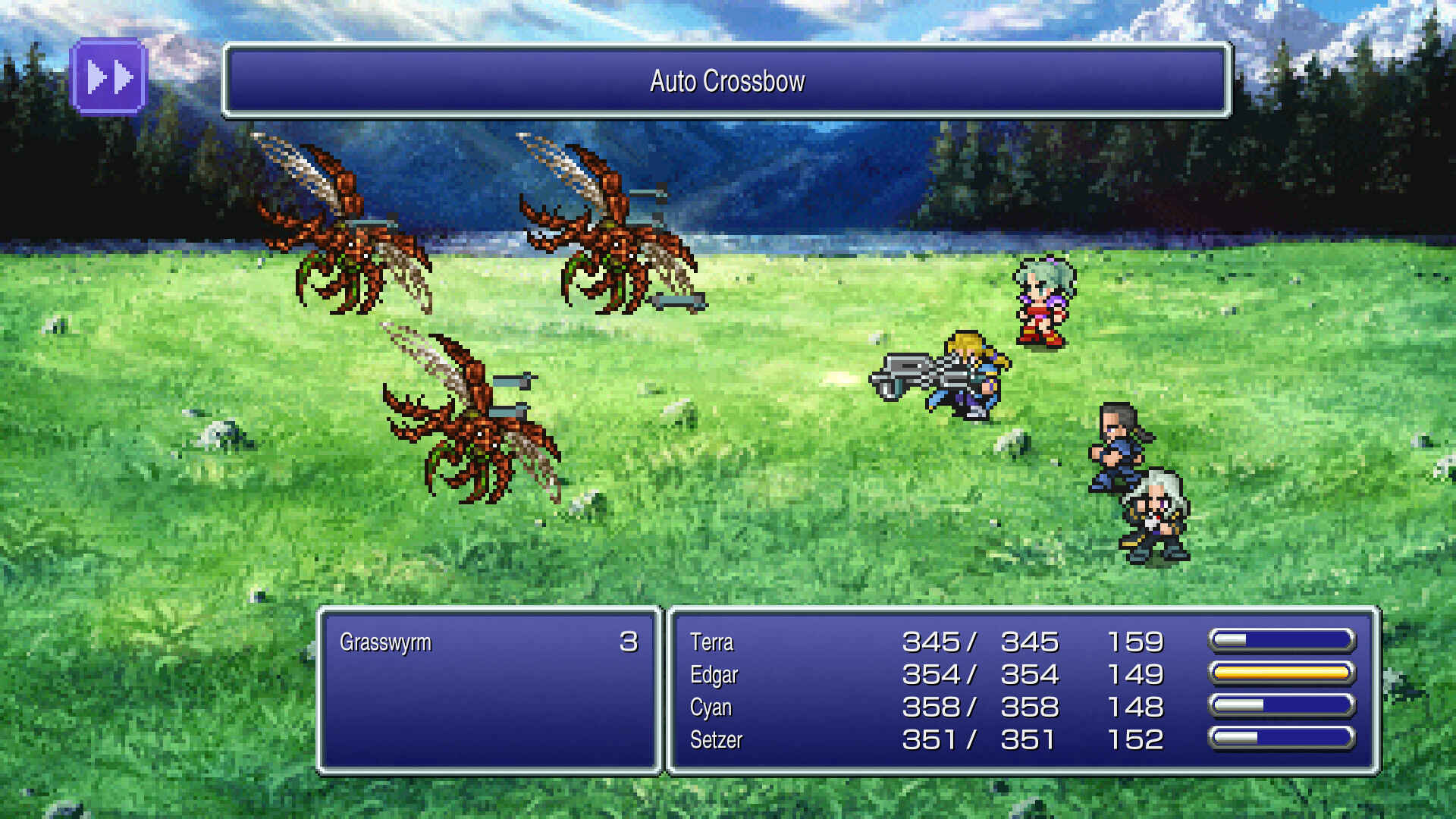Combat in Final Fantasy 6.