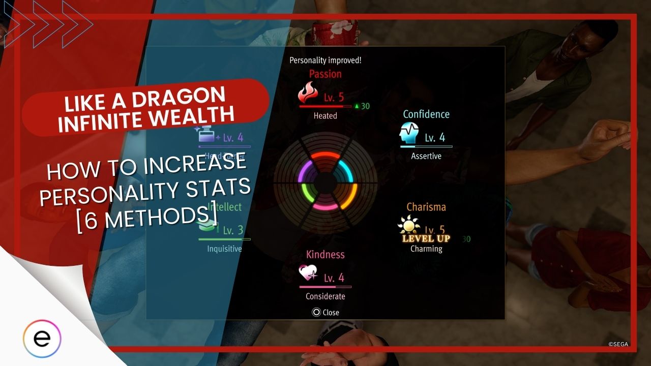 like a dragon infinite wealth how to increase personality