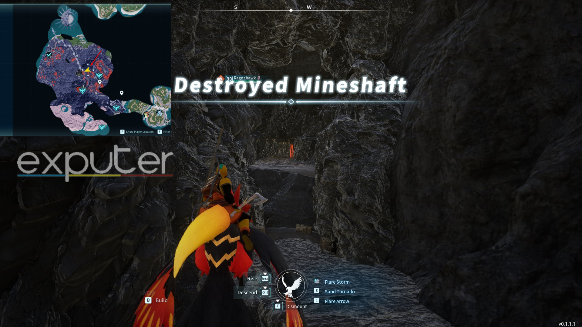 destroyed mineshaft