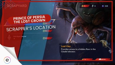 prince of persia the lost crown scrapper's location