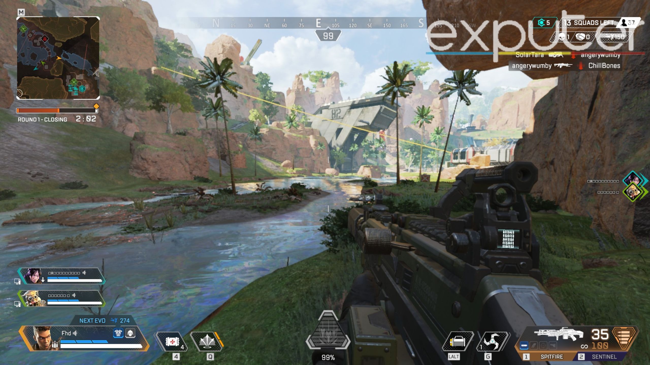 Visuals of gameplay. (Image captured by eXputer)