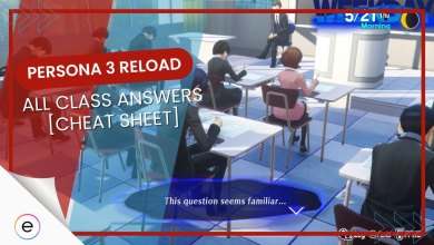 All Class Answers In Persona 3 Reload