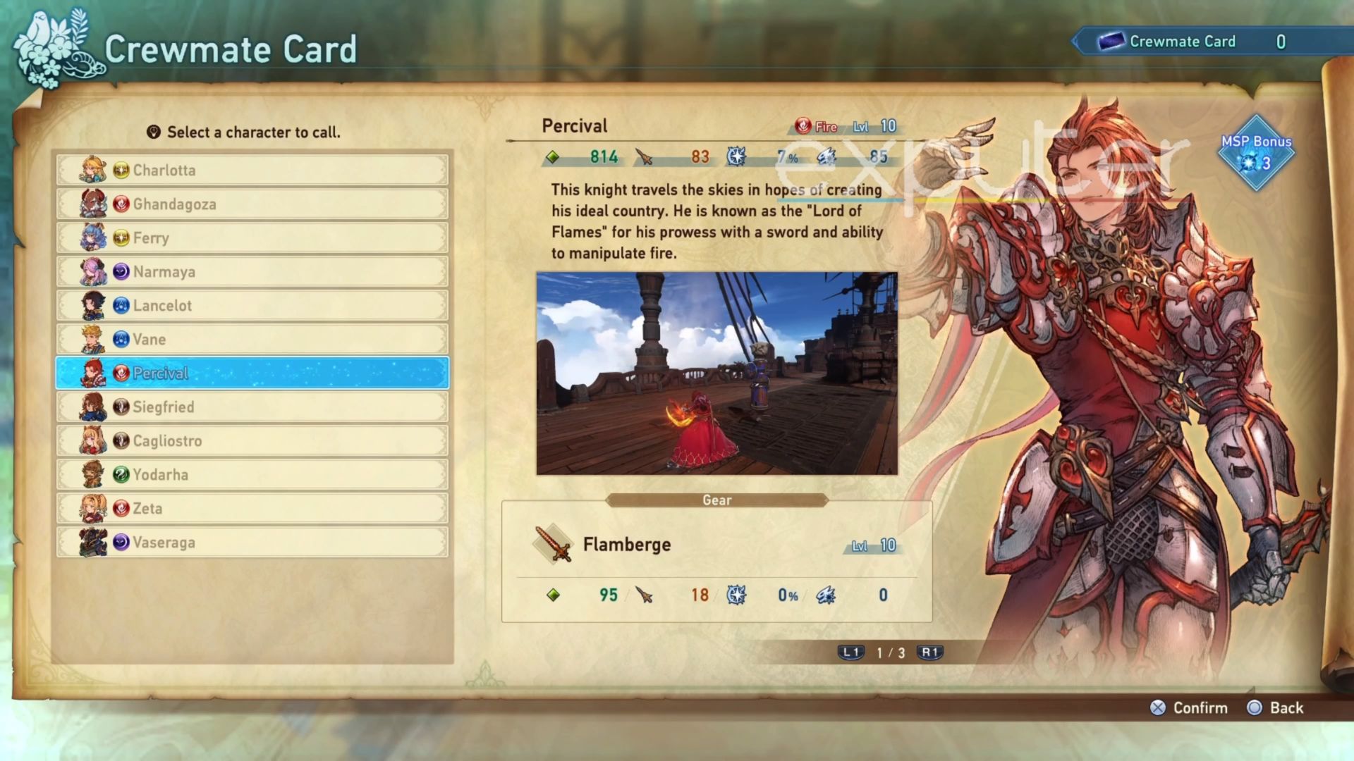 Crewmate Card Allies In Granblue Fantasy Relink