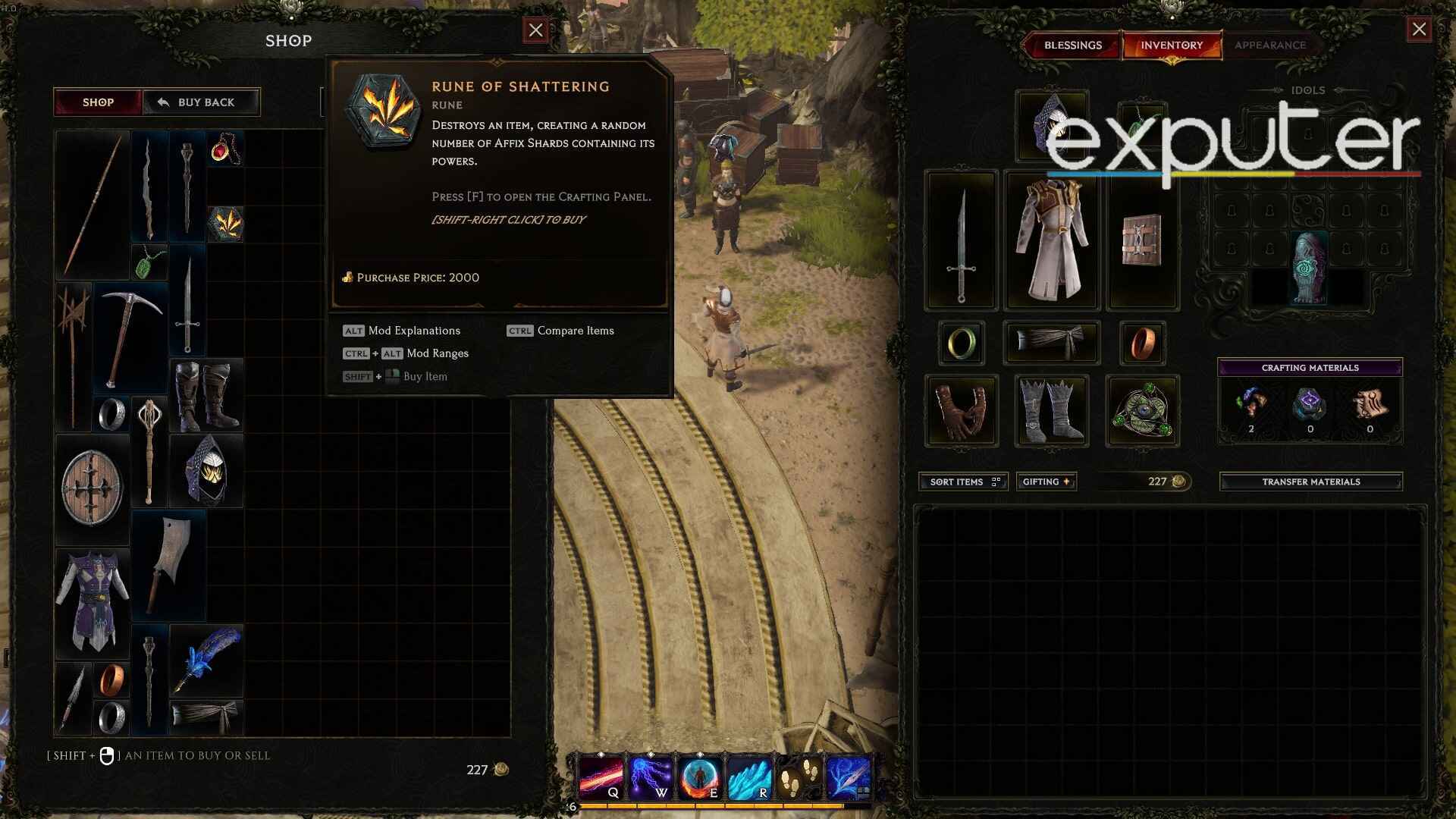 How To Dismantle and Salvage Items In Last Epoch
