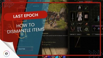 Dismantle Items In Last Epoch