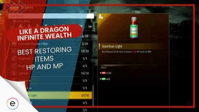 best recovery items like a dragon infinite wealth