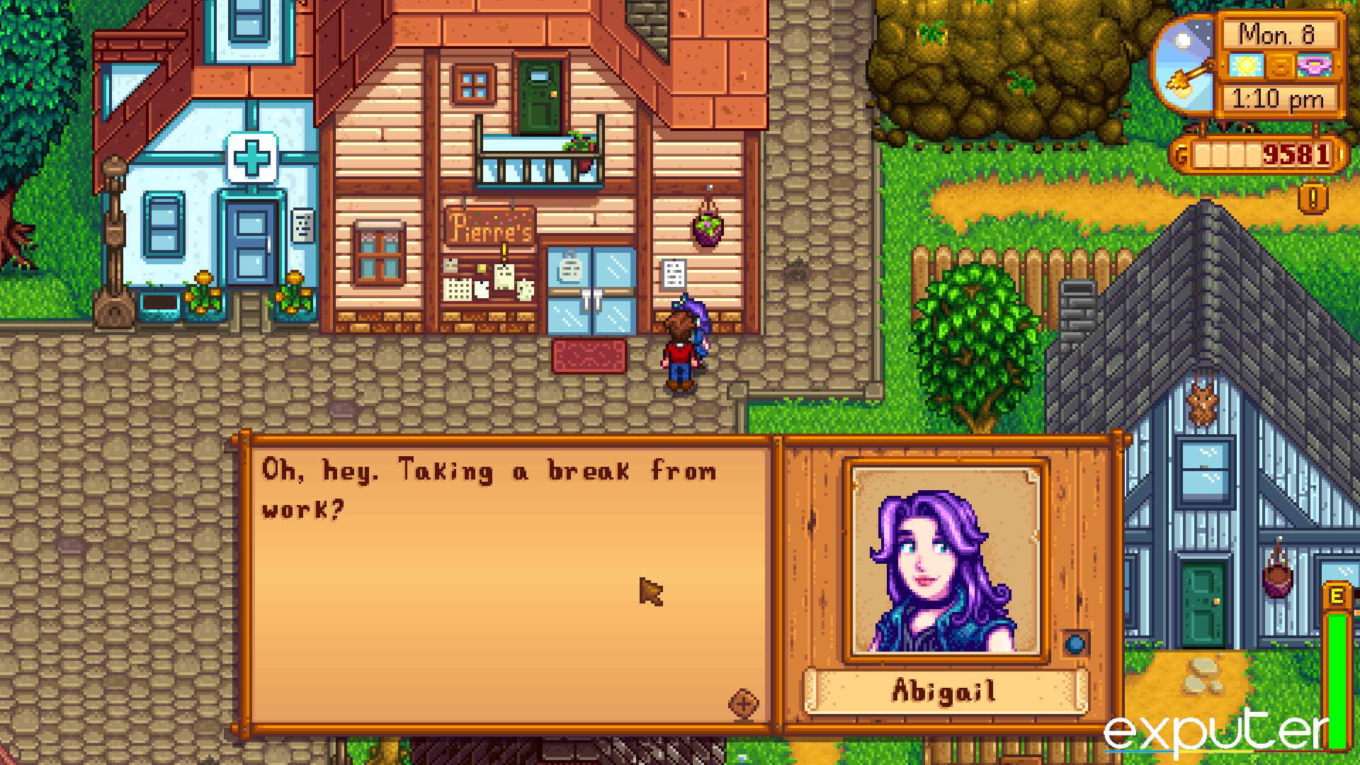 Stardew Valley Abigail's Dialogue and Personality