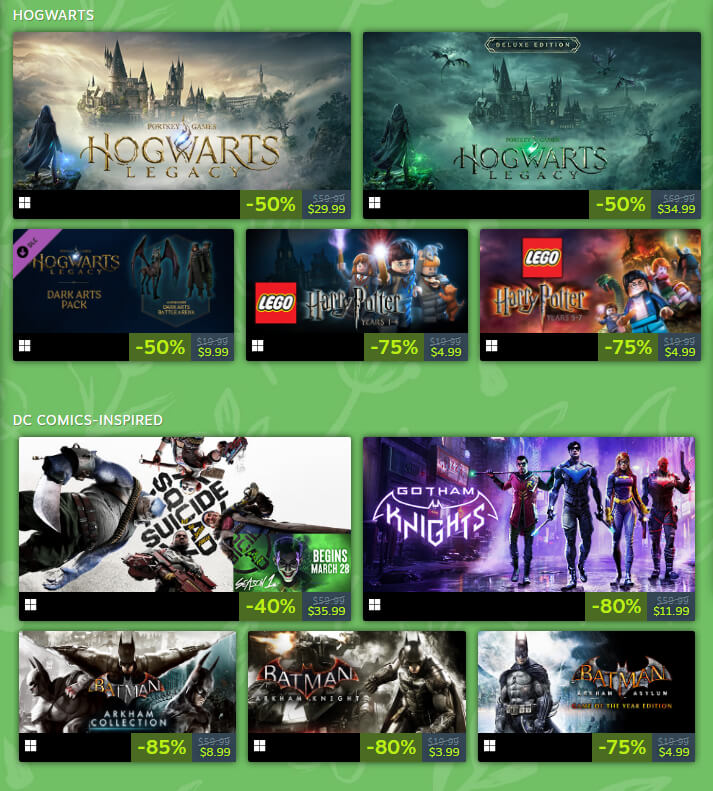 Frontrunning WB Games Titles on Sale Right Now